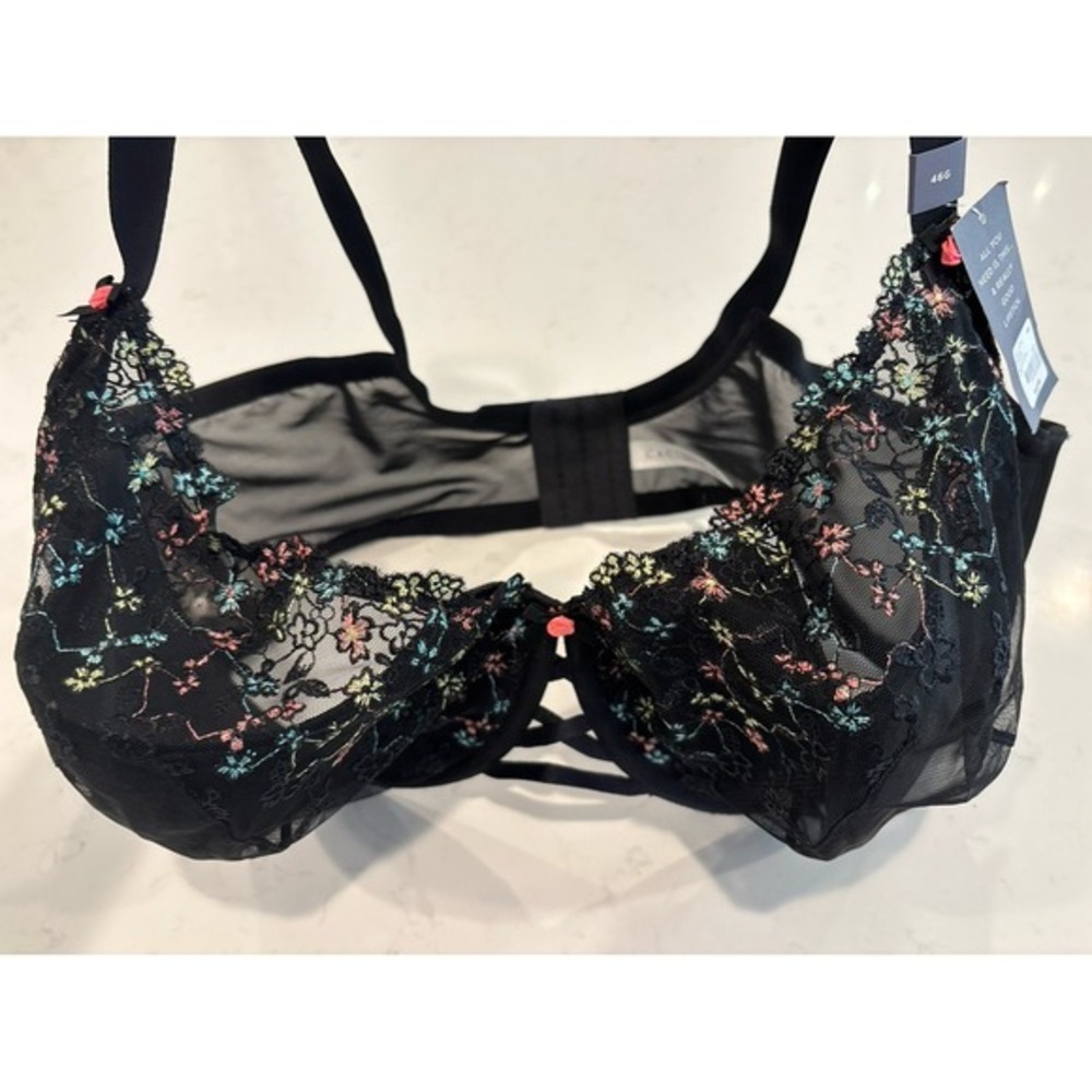 Stunning Lightly Lined French Balconette‎ Bra From The Seriously Sexy Collection